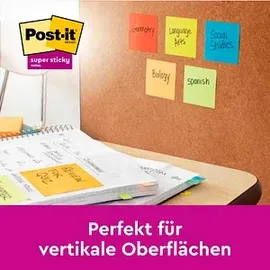 Post-it Super Sticky Notes Soulful Collection farbsortiert, 90 Blatt