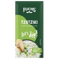 Fuchs Gewürze - Let's dip! Tzatziki Gewürzzubereitung, Gewürz für die Zubereitung von griechischem Tzatziki, 10 g im Beutel
