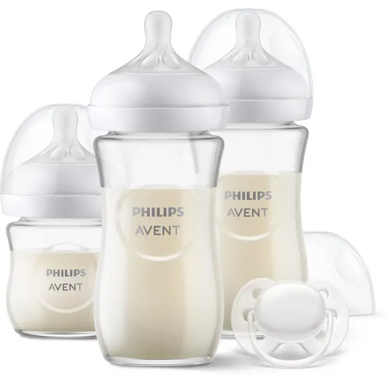 Philips Avent Natural Response Glass Set SCD878/11 Geschenkset für Babys