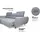 werk2 Ecksofa WERK2 "Alisson, mit elektrischer Sitztiefenverstellung, L-Form, Breite 277 cm", beige, B:277cm H:76cm T:174cm, 90% Polyester, 10% Nylon, Sofas, Ecksofa, Alisson – flexibler Komfort mit modernem Design und smarten Details.