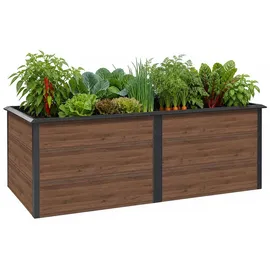 Zelsius Hochbeet 200 x 100 x 77 cm Anthrazit