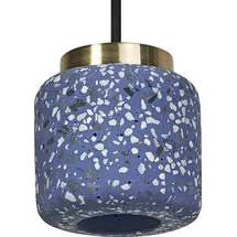 LEDVANCE Terrazzo 1-flg. 30 cm Kugel blau Metall