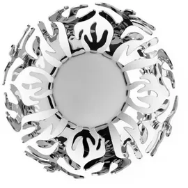 Alessi Mediterraneo Obstschale Silber/Weiß 25 cm