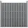 [neu.holz] WPC Gartenzaun 180 x 180 cm grau