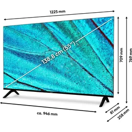 Medion MD 855601 55" 3840 x 2160 QLED 4K-Fernseher
