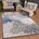 FLORAL grau B/L ca 140x200 cm grau