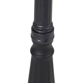 QAZQA Laterne Kunststoff 3-Licht IP44 E27 schwarz