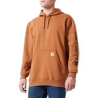 CARHARTT Logo, Kapuzenpullover - Braun, L