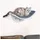 PawHut Katzen-Wandliege 41x28x21cm weiß/grau