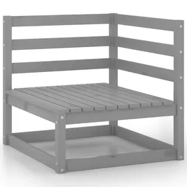 vidaXL Modell 17 Loungeset grau Kiefer massivholz