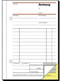 Rechnung A6/2x40BL SD SIGEL SD033