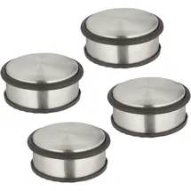 Relaxdays Türstopper Silber/Schwarz 5 cm