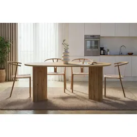 HANAH Home Cadiz Oak 180 x 75 x 89,5 cm Eiche