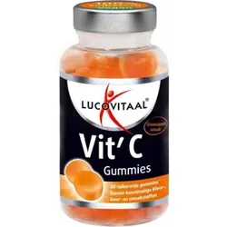 Lucovitaal Vitamin C Nahrungsergänzungsmittel. vegane Gummibärchen. 60 Stück