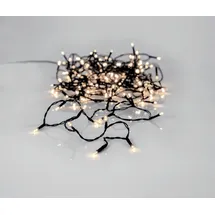 EGLO LED-Lichterkette spritzwassergeschützt 13 m Warmweiß Schwarz