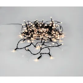 EGLO LED-Lichterkette spritzwassergeschützt 13 m Warmweiß Schwarz