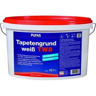 Pufas Tapetengrund weiß matt 10 l
