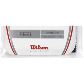 Wilson Griffband, Pro Overgrip Sensation, Unisex, Schwarz, 12 Stück, WRZ4011BK