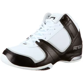 AND1 1001003007 Advance MID , Unisex - Erwachsene Sportschuhe - Basketball, Weiss (white/ black/ silver WBS), EU 47.5, (US 13.0) - 47.5 EU