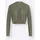 Inspirationen Bolero INSPIRATIONEN, Damen, Gr. 36, grün (khaki), 100% Baumwolle, unifarben, Strickjacken Bolero