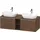 Duravit D-Neo Konsolenwaschtischunterbau wandhängend Nussbaum dunkel Matt 1400x550x459 mm - DE4950B7 DE4950B70210000