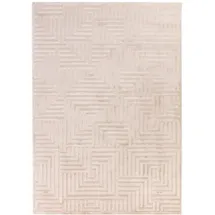 KADIMA DESIGN ILLER Kurzflorteppich 120 x 170 cm Beige