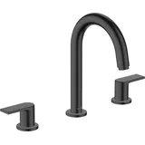 Hansgrohe Vernis Shape 3-Loch-Waschtischarmatur Mattschwarz