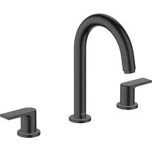 Hansgrohe Vernis Shape 3-Loch-Waschtischarmatur Mattschwarz
