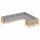 vidaXL Garten-Lounge-Set 9-tlg. grau Kiefernholz
