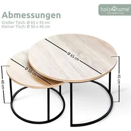 holz4home® Couchtisch Sonoma Eiche