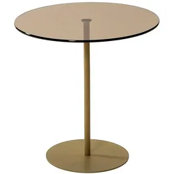 Skye Decor, Chill- ChillNOS, Gold, Couchtische, 50x50x50 cm, 100% getempertes Glas