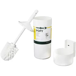 BRUNNER Mini Camping Toiletten Bürste Klo WC Garnitur Halter Wohnwagen Bad Klein