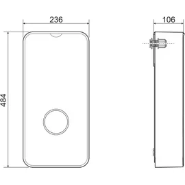 Bosch Durchlauferhitzer Tronic 5000 TR5001 15/18/21 EB 484x236x106, 21 kW