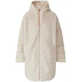 s.Oliver Gefütterter Teddyplüsch-Mantel mit wattierten Ärmeln - beige - 40