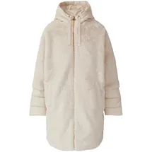 s.Oliver Gefütterter Teddyplüsch-Mantel mit wattierten Ärmeln - beige - 40