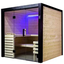 Harvia Family Medium Saunakabine Massivholzsauna aus Fichte