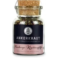 Ankerkraut Hamburger Kapitänspfeffer, bunte Mischung aus Peffer, rosa Beeren und Piment, geschrotet, 70g im Korkenglas