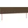 vidaXL Boxspringbett mit Matratze Dunkelbraun 180x200 cm Stoff