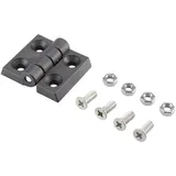 BASETECH Kunststoff-Scharnier 53x44x8mm 53mm 1St.