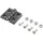 BASETECH Kunststoff-Scharnier 53x44x8mm 53mm 1St.