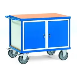 Werkstattwagen 2475, 1 Ebene, Flügeltür, Tragkraft 600kg - blau