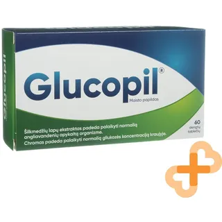 GLUCOPIL Ernährungs Ergänzung für Diabetiker Vitamine Mineralien 60 Tabletten