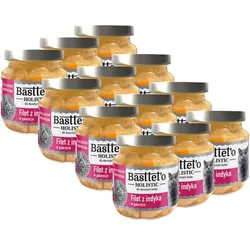 Basttet'o Holistic Putenfilet in Galette für Katzen 12x130g