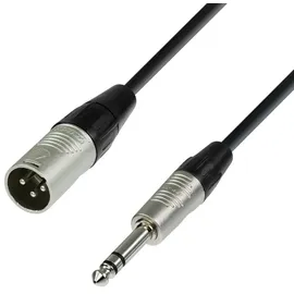 Adam Hall Cables 4 STAR BMV 0500 Symmetrisches Kabel REAN XLR Male auf Klinke TRS | 5 m