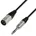 Cables 4 STAR 0500 Symmetrisches Kabel REAN XLR Male auf Klinke TRS 5 m