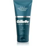 Gillette Body&Intimate 2in1 Shave Cream Rasierprodukt mit Reinigungsemulsion für die Leistengegend für Herren 150 ml