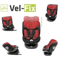VEL-FIX RWF kindersitz I-size (40-150 cm) Autositze Kinderautositze ISO-FIX (0-36 kg) 360 Grad drehbar Rot