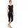 Winshape Damen Light And Soft Cropped Top Aet115ls Yoga-Shirt, Schwarz, S EU