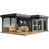 Alpholz Pepe Optima 6,18 x 4,62 m Grau