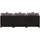 vidaXL Hochbeet 120 x 40 x 38 cm Schwarz